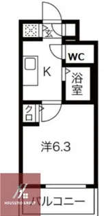 プレサンス天満ステーションフロント【3階】の間取り
