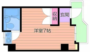 アヴァンセ天王寺【6階】の間取り