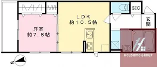 CASA PINO SOLO【2階】の間取り