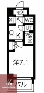 クレストタップ京橋【203号室】の間取り