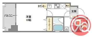 キャナルコート内久宝寺 【4階】の間取り
