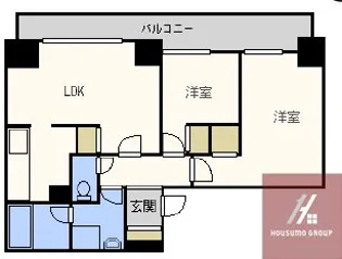 メゾンシュエスト【2階】の間取り