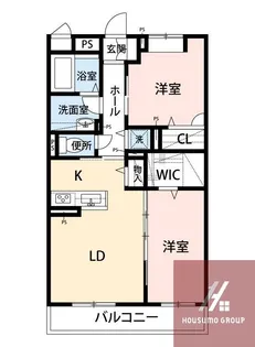 エスペランス阿倍野【2階】の間取り