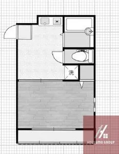 ハーベスト長居【2階】の間取り