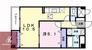 ラ・プラージュ【1階】の間取り