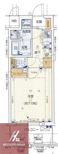 Lala place 梅田東シエスタ【5階】の間取り