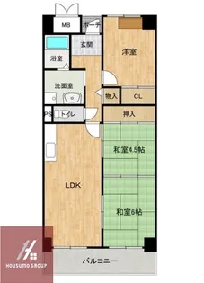 デイグラン鶴見EAST【8階】の間取り