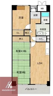 デイグラン鶴見EAST【4階】の間取り