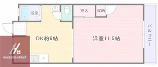 コーポ八千代【3号室】の間取り