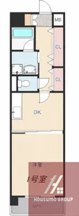 ベルビュー7番館【9階】の間取り