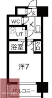 レジュールアッシュ京橋ファーストステージ【10階】の間取り