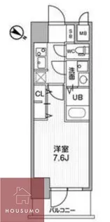 LaDouceur西天満【4階】の間取り