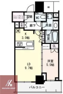 ザセントラルマークタワー【26階】の間取り