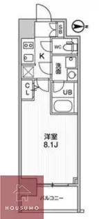 Fortuney大手前【1003号室】の間取り