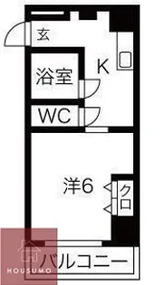 Belong千林(旧 千林ロイヤルハイツ)【905号室】の間取り