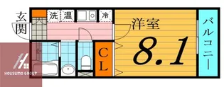 ピュアライズ諏訪【2階】の間取り