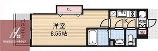 Luxe都島Ⅱ【602号室】の間取り