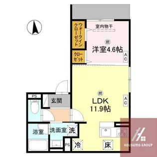 fleur長居2丁目【2階】の間取り