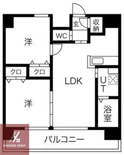 W.O.B.KYOBASHI【11階】の間取り