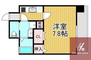 ミラージュパレス難波東レジデンス 【2階】の間取り
