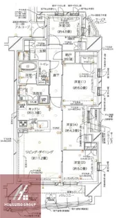 ブランズ森小路【2階】の間取り