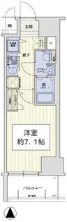 スワンズシティ大手前ソレイユ【7階】の間取り