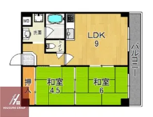 タルミハイツ【303号室】の間取り