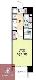 ヴィラセレーノ森小路【5階】の間取り