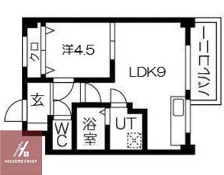 エルパラッツォ京橋【5階】の間取り