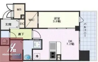 la Waison NAMBA west【2階】の間取り