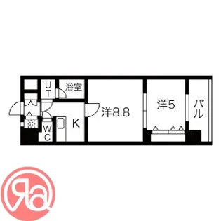 THE MUSIC COURT【6階】の間取り