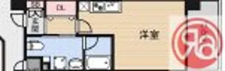 アーバンフラッツ上町【6階】の間取り