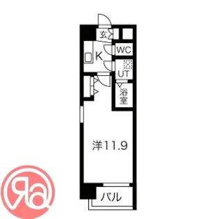 THE MUSIC COURT【2階】の間取り