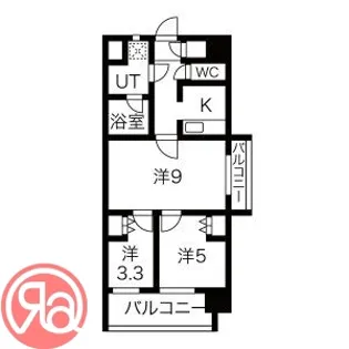 THE MUSIC COURT【2階】の間取り