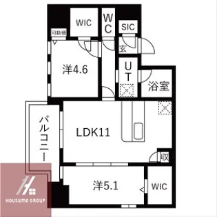 スプランディッドⅩ【2階】の間取り
