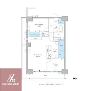 グランセジュール大国町【9階】の間取り
