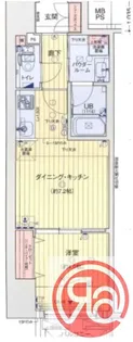 レオンコンフォート本町東Ⅱ【4階】の間取り