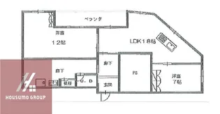 新町コーポ【4階】の間取り