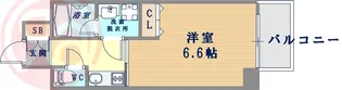 アスヴェル江戸堀【2階】の間取り