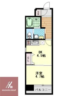 ネクストステージ関目【604号室】の間取り