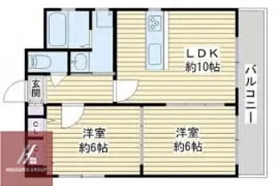 リバーサイドキヨミ【201号室】の間取り