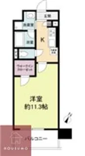 レジディア城北公園通【3階】の間取り