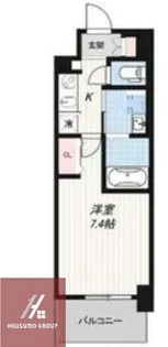 ミュプレ北浜【5階】の間取り