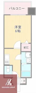 レジュールアッシュ京橋【9階】の間取り