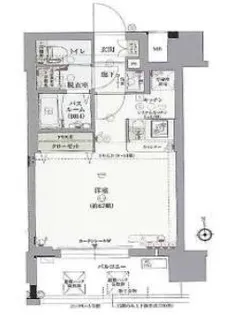 ミラージュパレス難波東レジデンス 【5階】の間取り
