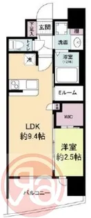 セレニテ難波リアン【12階】の間取り