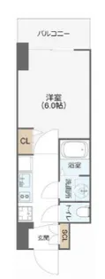 gm難波ウエストD.C【1階】の間取り