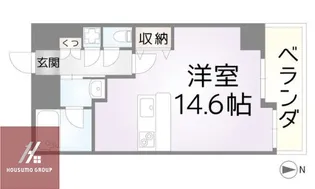 セレニテ梅田北Premium【8階】の間取り