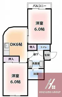 エミネンス住吉【4階】の間取り