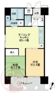 ライオンズマンション江戸堀第2【8階】の間取り